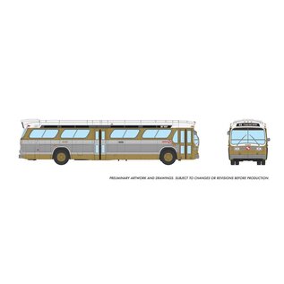 Rapido 753160 SEPTA #4025 Deluxe GM Fishbowl Bus