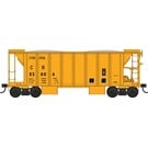 43662 Conrail 70-Ton 2-Bay Ballast Hopper #52806 (Yellow)