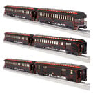 Lionel 2427650/60/70 Halloween Wood Passenger 2-Packs A, B & C