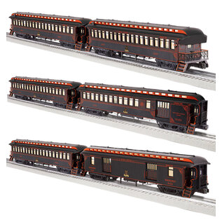 Lionel 2427650/60/70 Halloween Wood Passenger 2-Packs A, B & C