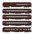 Broadway Limited 8965 PRR PassengerSet 1940's 5-Car Set