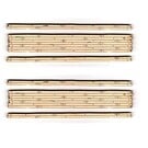 Blair Line 120 Wood Grade Crossing, Two Lane, 2/pk, HO