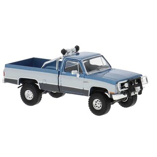 brekina 19660 GMC Sierra, Blue/White