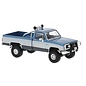 brekina 19660 GMC Sierra, Blue/White