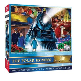 Train Enthusiast Vendors 321684 The Polar Express Jigsaw Puzzle, 500Pcs.
