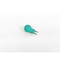Henning's Parts 12FG Frosted Green Bi-pin bulb 6v