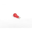 Henning's Parts 12FR Frosted Red Bi-pin bulb 6v