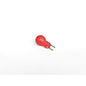 Henning's Parts 12FR Frosted Red Bi-pin bulb 6v