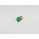 Henning's Parts 1447FG Frosted Green Small Head Screw-In Bulb, 18v