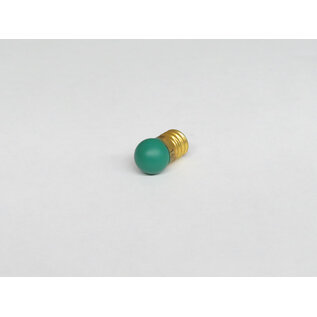 Henning's Parts 1447FG Frosted Green Small Head Screw-In Bulb, 18v