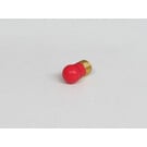 Henning's Parts 1447FR Frosted Red Small Head Screw-In Bulb, 18v