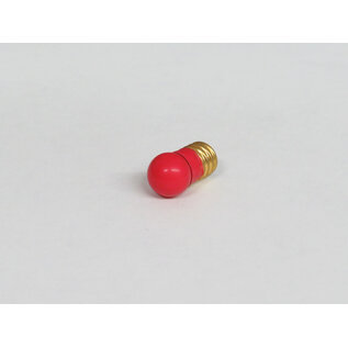 Henning's Parts 1447FR Frosted Red Small Head Screw-In Bulb, 18v