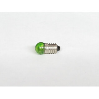 Henning's Parts 1449CG Clear Green Small Head Screw-In Bulb, 14v