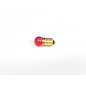 Henning's Parts 2447CR  2447 Clear RED Small Head, Screw In Bulb, 24V
