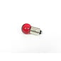 Henning's Parts 57CR Clear Red Large Head Bayonet Bulb, 12v
