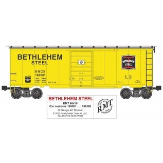 RMT 96419 Bethlehem Steel 40' PS-1 Boxcar