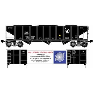 RMT 66226 Jersey Central 70 Ton 3-Bay Hopper Car
