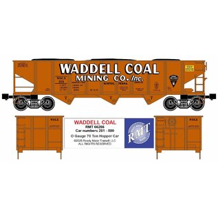 RMT 66286 WADDELL Ribbed 3-Bay 70 Ton Hopper