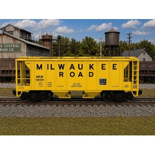 RMT 86316 Milwaukee Road 2-Bay 34ft PS-2 Covered Hopper