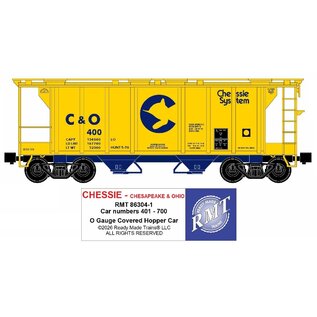 RMT 86304-1 C&O Chessie System 2-Bay 34ft PS-2 Covered Hopper