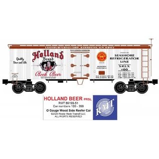 RMT 86199-51 Holland Beer 36' Woodside Reefer Car