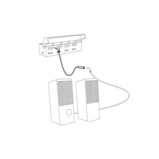Woodland Scenics JS6978 Stereo Plug  Extension Cables