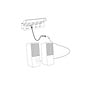 Woodland Scenics JS6978 Stereo Plug  Extension Cables
