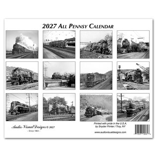 Audio-Visual Designs 2027 All Pennsy Calendar, Audio-Visual Designs