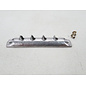 mew AO-4613 Cast Exhaust Stack ARCHED, w/(2) 530-40 rivets, 3" (OG #1354)
