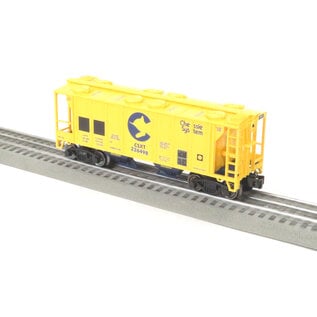 RMT 86304 Chessie System 2-Bay 34ft PS-2 Covered Hopper, 4-Pack