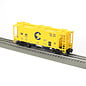 RMT 86304 Chessie System 2-Bay 34ft PS-2 Covered Hopper, 4-Pack