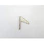 Henning's Parts AW-4621 Flag White American Flyer 2pcs (OG MEW 366)