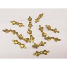 Henning's Trains 380-7B Handrail Stanchion, Brass, 12 Pcs.