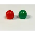 Henning's Parts R-68/R-69 Red/Green R/V/Z Transformer Lens Caps(2pcs)  -extended length