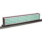 Atlas 3001787 73' Center Divided Flat Car, Arkansas Oklahoma, 3RL