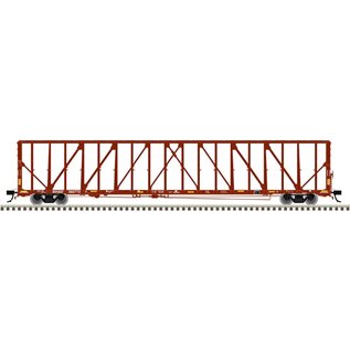Atlas 3001788 73' Center Divided Flat Car, BNSF, 3RL