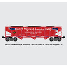 RMT 66212-250 Reading & Northern USA250 (red) 70 Ton 3-Bay Hopper Car (pre-order)