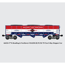 RMT 66212-1776 Reading & Northern USA250 (R/W/B) 70 Ton 3-Bay Hopper Car (pre-order)