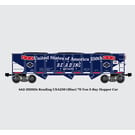 RMT 662-202026 Reading USA250 (Blue) 70 Ton 3-Bay Hopper Car (pre-order)