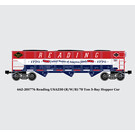 RMT 662-201776 Reading USA250 (R/W/B) 70 Ton 3-Bay Hopper Car (pre-order)