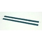 Model Engineering Works CWO-G Clerestory Window Insert, "O" Gauge, Green, 2Pcs