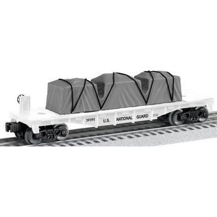 Lionel 6-39395 U.S. National Guard Made in USA Flatcar