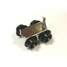 Model Engineering Works 156T Pony Trucks, Black Solid Wheels