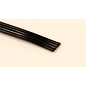 Henning's Parts 4 Conductor Black Flat Wire, 1 foot length