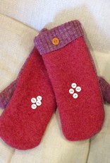 Flannel Lined Alpaca Sweater Mittens