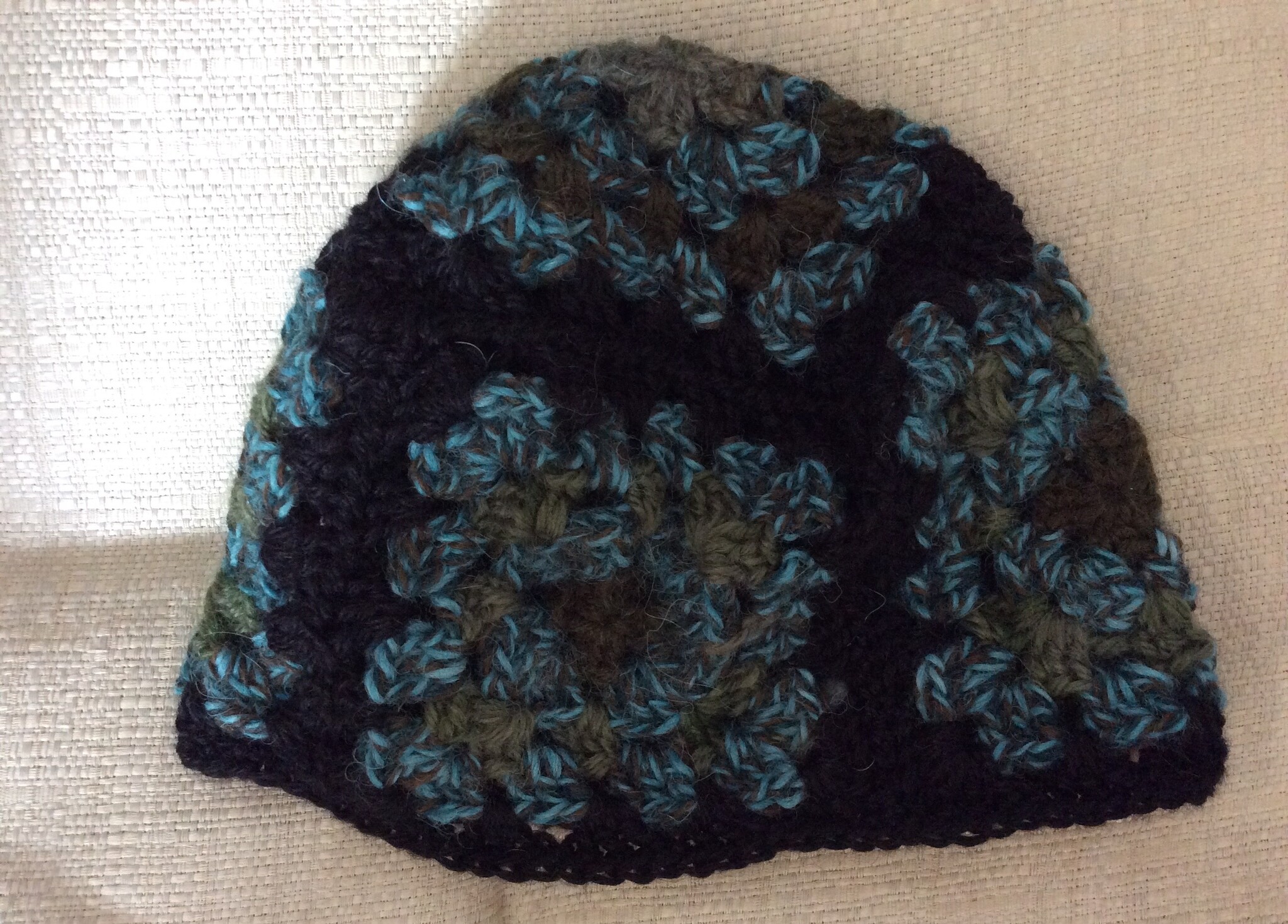 Granny Square Youth Hat