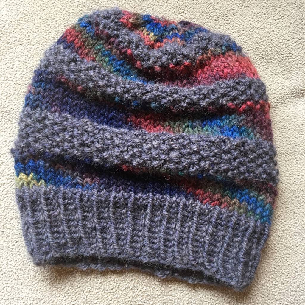 Hand Knit 100%  Alpaca hat