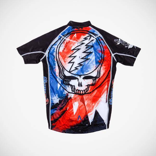 Primal Wear Men's Grateful Dead Team Steal Your Face Cycling