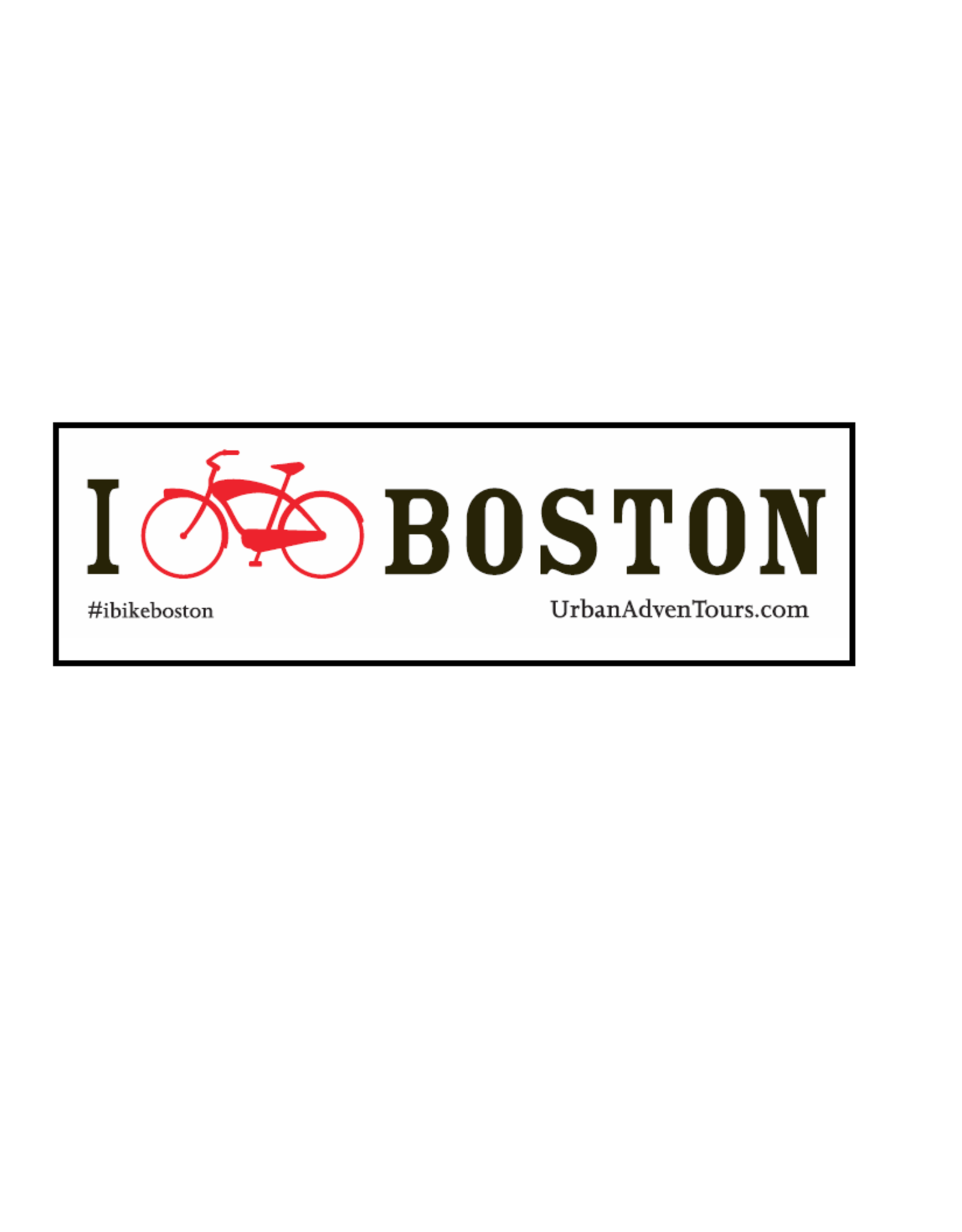 Sticker - I "Bike" Boston Sticker