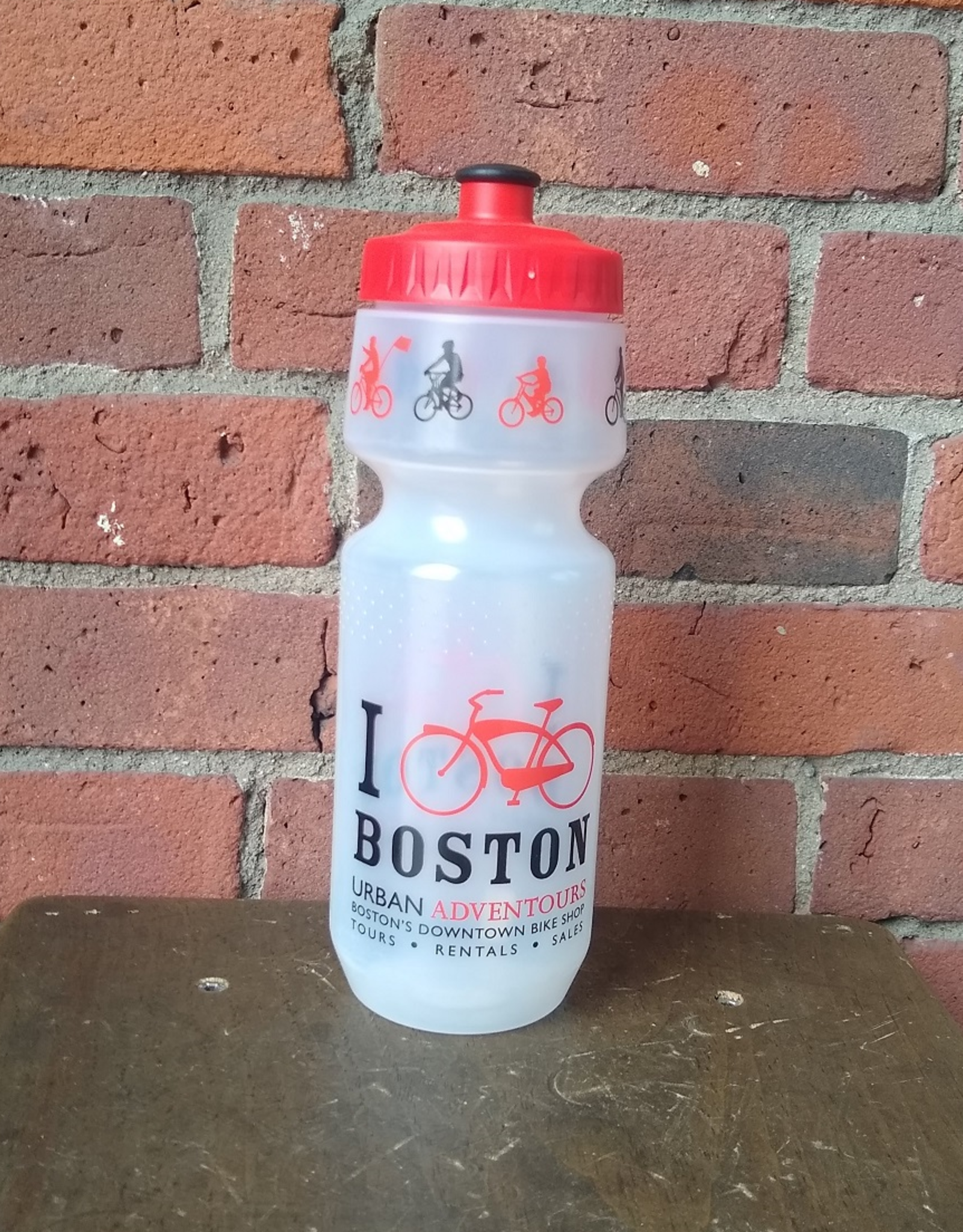 Specialized Water Bottle - UA I Bike Boston Big Mouth Red
